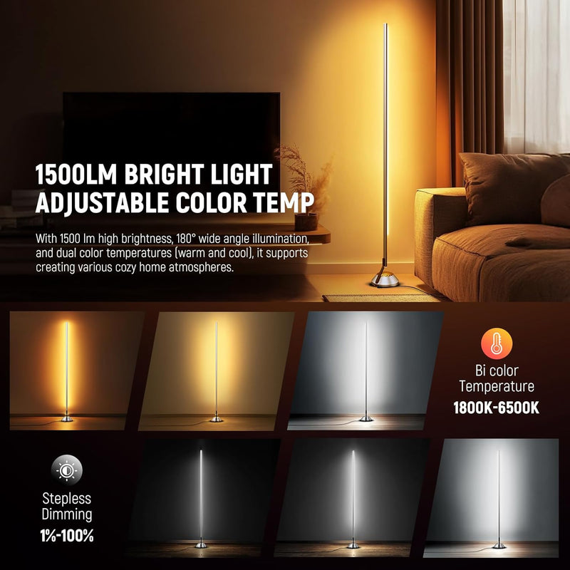 Smart RGB Ic W Floor Lamp 1500lm LED