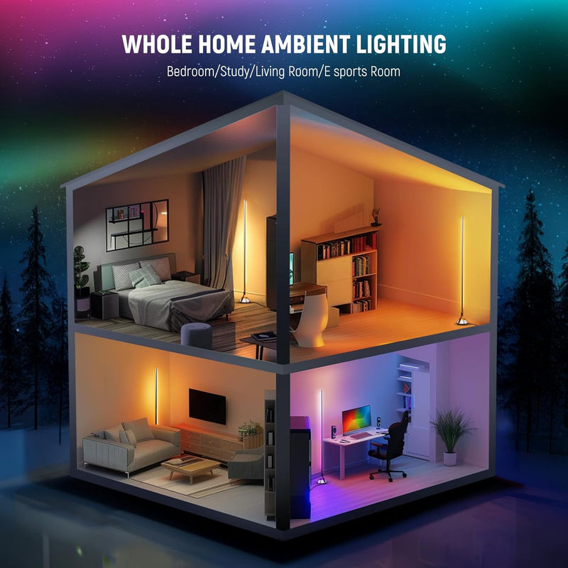 Smart RGB Ic W Floor Lamp 1500lm LED