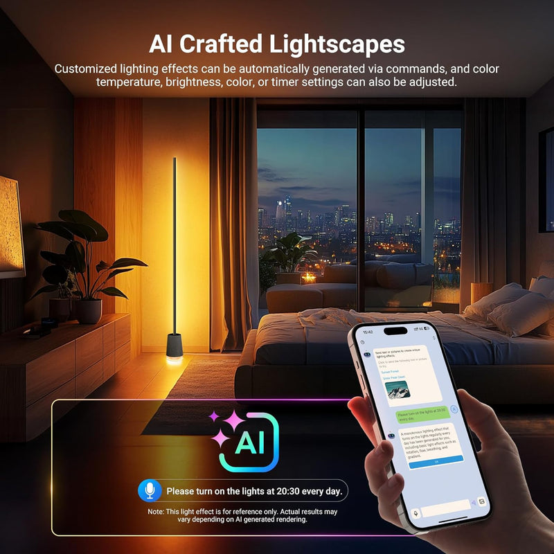 Smart RGB Ic W Floor Lamp 1500lm LED