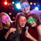 Neon Color Shutter Shades Glasses for Kids Plastic
