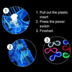 Neon Color Shutter Shades Glasses for Kids Plastic
