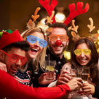 Neon Color Shutter Shades Glasses for Kids Plastic