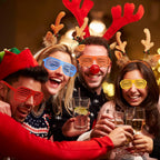 Neon Color Shutter Shades Glasses for Kids Plastic