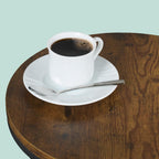 Nesting Tables Industrial Design Wood Effect Metal (Set of 2)