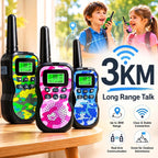Nestling Walkie Talkies Upgraded Version Camouflage Exterior 8 (3 Pack)