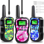 Nestling Walkie Talkies Upgraded Version Camouflage Exterior 8 (3 Pack)
