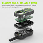 Nestling Walkie Talkies Upgraded Version Camouflage Exterior 8 (3 Pack)
