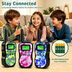 Nestling Walkie Talkies Upgraded Version Camouflage Exterior 8 (3 Pack)