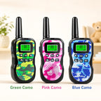 Nestling Walkie Talkies Upgraded Version Camouflage Exterior 8 (3 Pack)