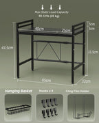 Netel Expandable Microwave Shelf 5 Tier Kitchen Storage