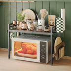 Netel Expandable Microwave Shelf 5 Tier Kitchen Storage