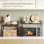 Netel Expandable Microwave Shelf 5 Tier Kitchen Storage