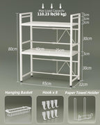 Netel Expandable Microwave Shelf 5 Tier Kitchen Storage