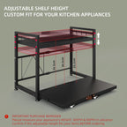 Netel Expandable Microwave Shelf 5 Tier Kitchen Storage
