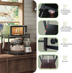 Netel Expandable Microwave Shelf 5 Tier Kitchen Storage