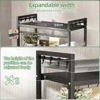 Netel Expandable Microwave Shelf 5 Tier Kitchen Storage