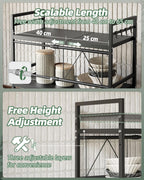 Netel Expandable Microwave Shelf 5 Tier Kitchen Storage
