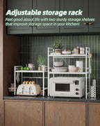 Netel Expandable Microwave Shelf 5 Tier Kitchen Storage