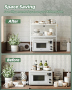 Netel Expandable Microwave Shelf 5 Tier Kitchen Storage