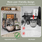 Netel Expandable Microwave Shelf 5 Tier Kitchen Storage