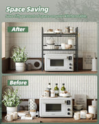 Netel Expandable Microwave Shelf 5 Tier Kitchen Storage