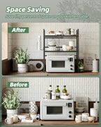 Netel Expandable Microwave Shelf 5 Tier Kitchen Storage
