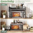 Netel Expandable Microwave Shelf 5 Tier Kitchen Storage