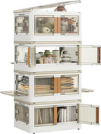 Storage Boxes with Lids 4 X 83L