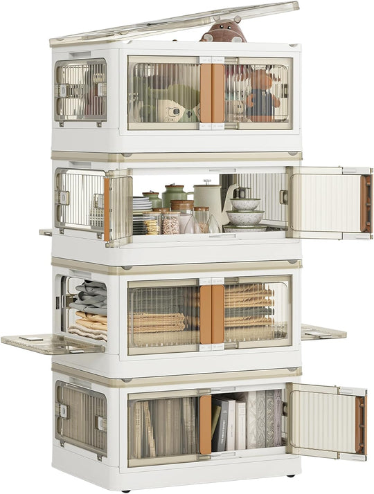 Storage Boxes with Lids 4 X 83L