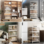 Storage Boxes with Lids 4 X 83L