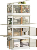 Storage Boxes with Lids 4 X 83L