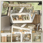 Storage Boxes with Lids 4 X 83L