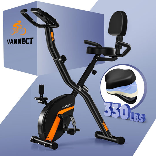 Exercise Bike Foldable with 16 Levels Magnetic Resistance