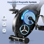 Exercise Bike Foldable with 16 Levels Magnetic Resistance