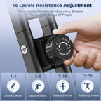 Exercise Bike Foldable with 16 Levels Magnetic Resistance
