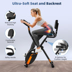 Exercise Bike Foldable with 16 Levels Magnetic Resistance