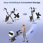Exercise Bike Foldable with 16 Levels Magnetic Resistance