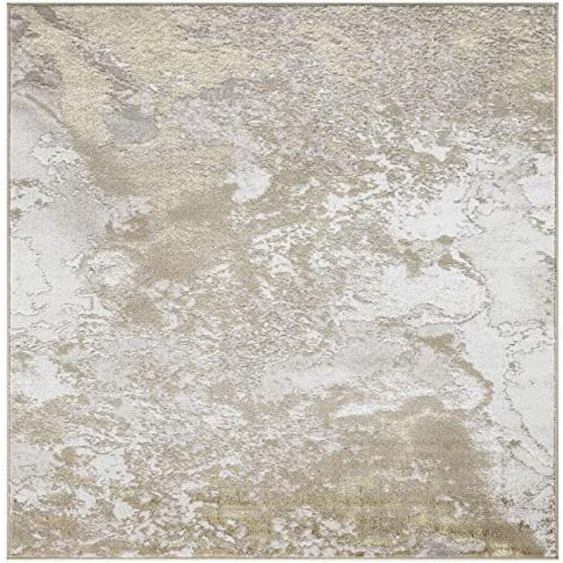 New Splash Marble Shimmer Sheen Effect Modern Rug