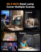 Ngteco LED Desk Lamp with Dual Head Light
