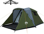 Pop Up Tent 4 Person: Waterproof Car Camping