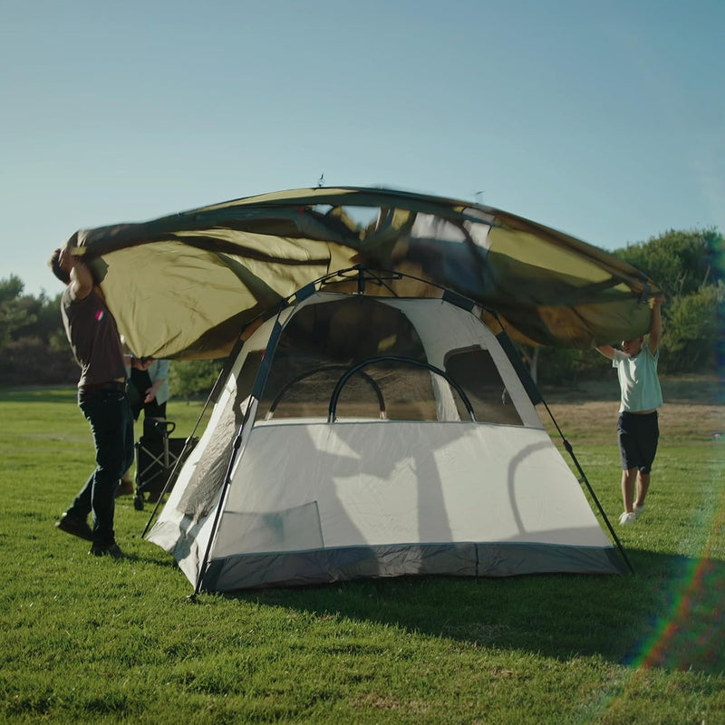 Pop Up Tent 4 Person: Waterproof Car Camping