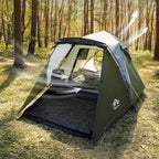 Pop Up Tent 4 Person: Waterproof Car Camping