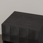Nightstand Modern Wooden Bedroom Storage End Table (Set of 1)