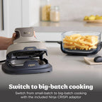 Crispi Portable Air Fryer 3.8L 4-In-1: Fry Roast