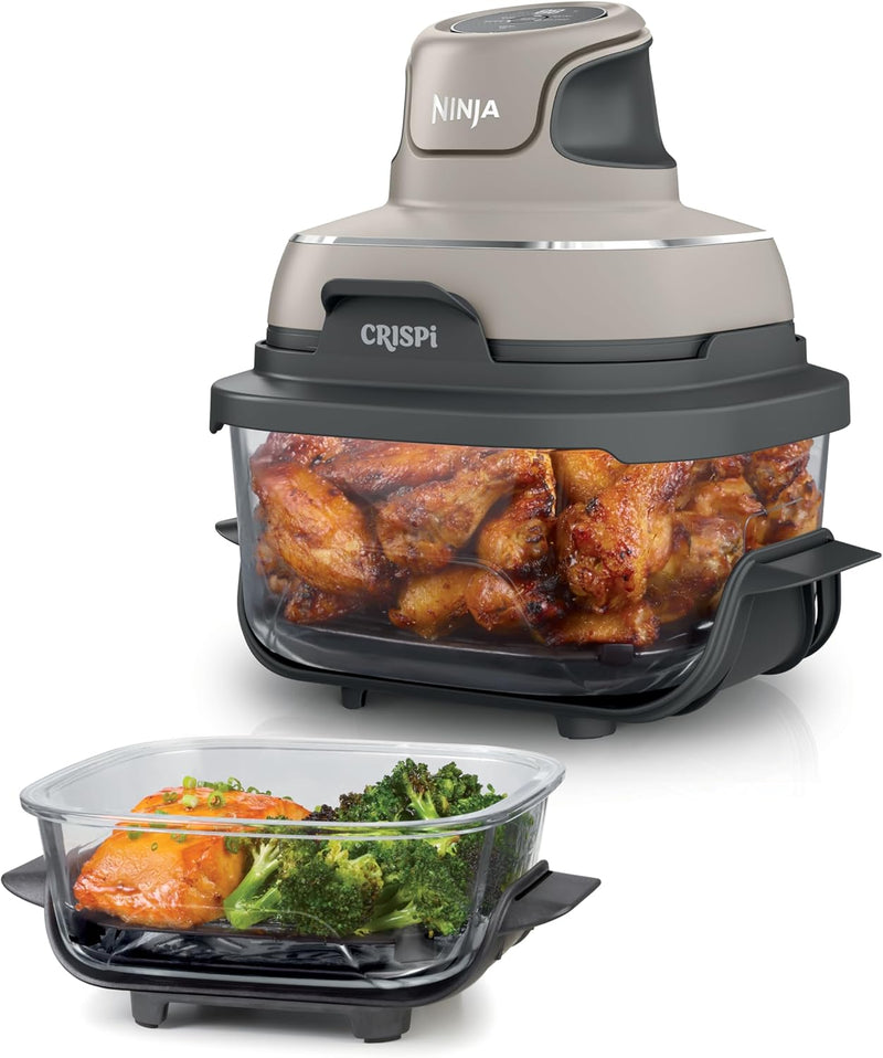 Crispi Portable Air Fryer 3.8L 4-In-1: Fry Roast
