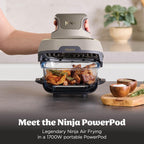 Crispi Portable Air Fryer 3.8L 4-In-1: Fry Roast