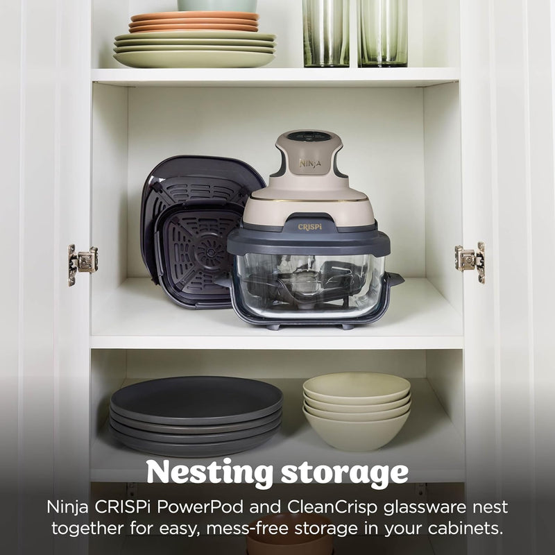 Crispi Portable Air Fryer 3.8L 4-In-1: Fry Roast