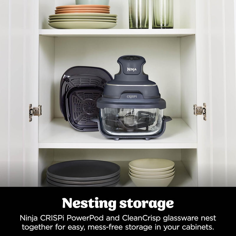 Crispi Portable Air Fryer 3.8L 4-In-1: Fry Roast