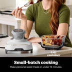 Crispi Portable Air Fryer 3.8L 4-In-1: Fry Roast