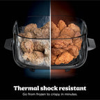 Crispi Portable Air Fryer 3.8L 4-In-1: Fry Roast
